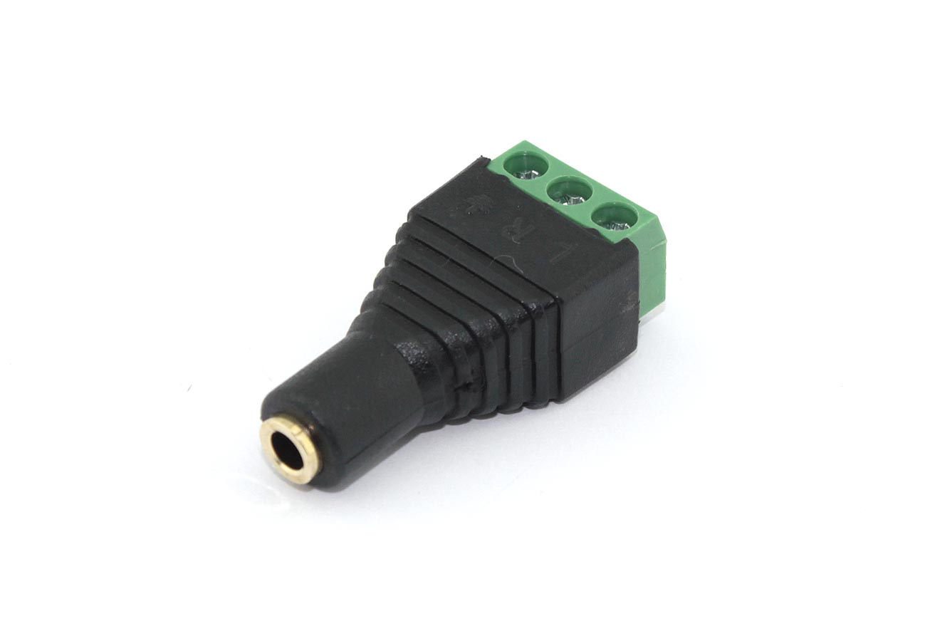 Сборный разъем miniJack 3.5 мм 2 канала