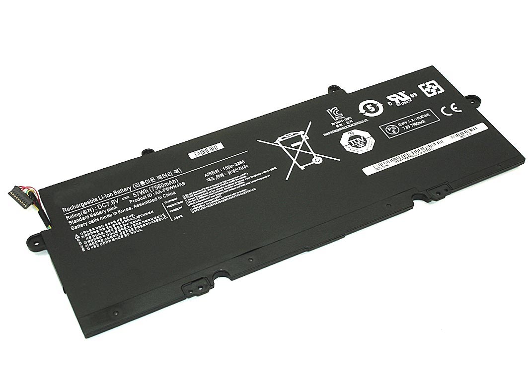 Аккумуляторная батарея для ноутбука Samsung 540U4E 530U4E (AA-PBWN4AB) 7.6V 7500mAh