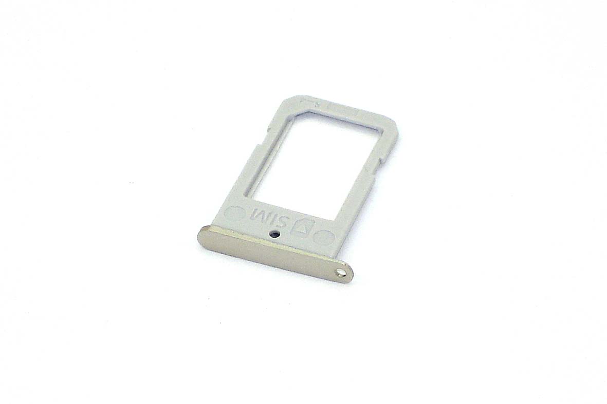 Лоток для SIM-карты Samsung S6 Edge (G925F) золотой