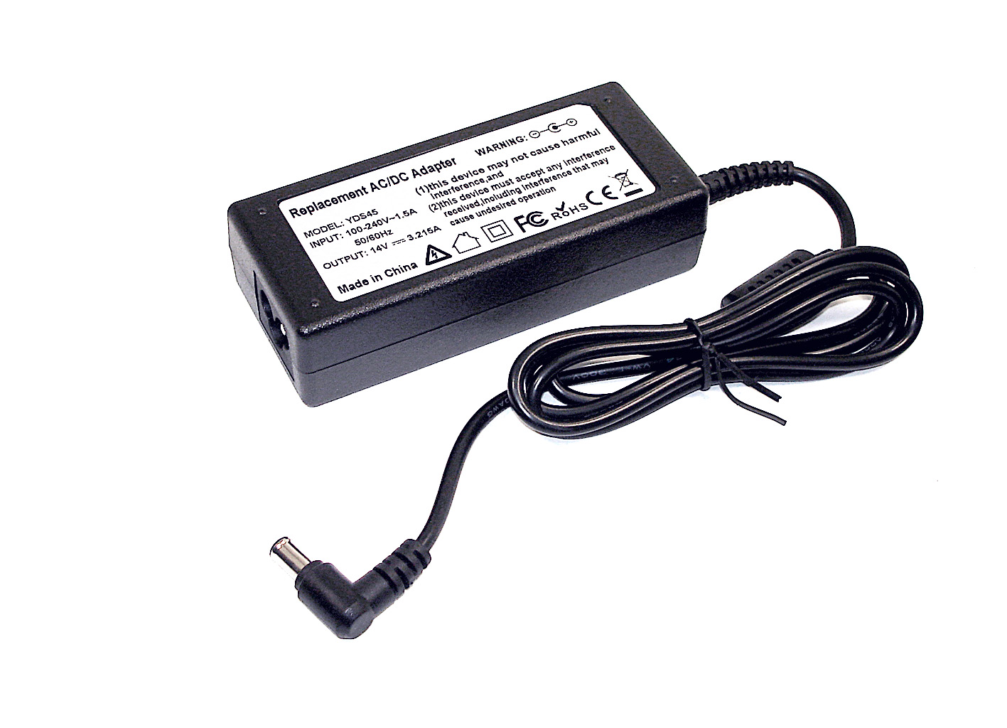 Блок питания для монитора и телевизора LCD 14V 3.215A 45W (6.5x4.4mm) OEM
