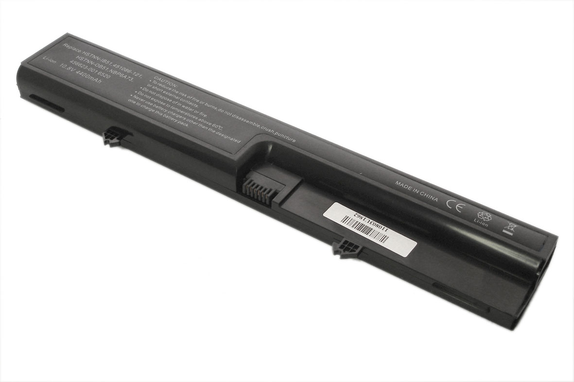 Аккумуляторная батарея для ноутбука HP Compaq 6520s (HSTNN-OB51) 4400mAhr OEM черная