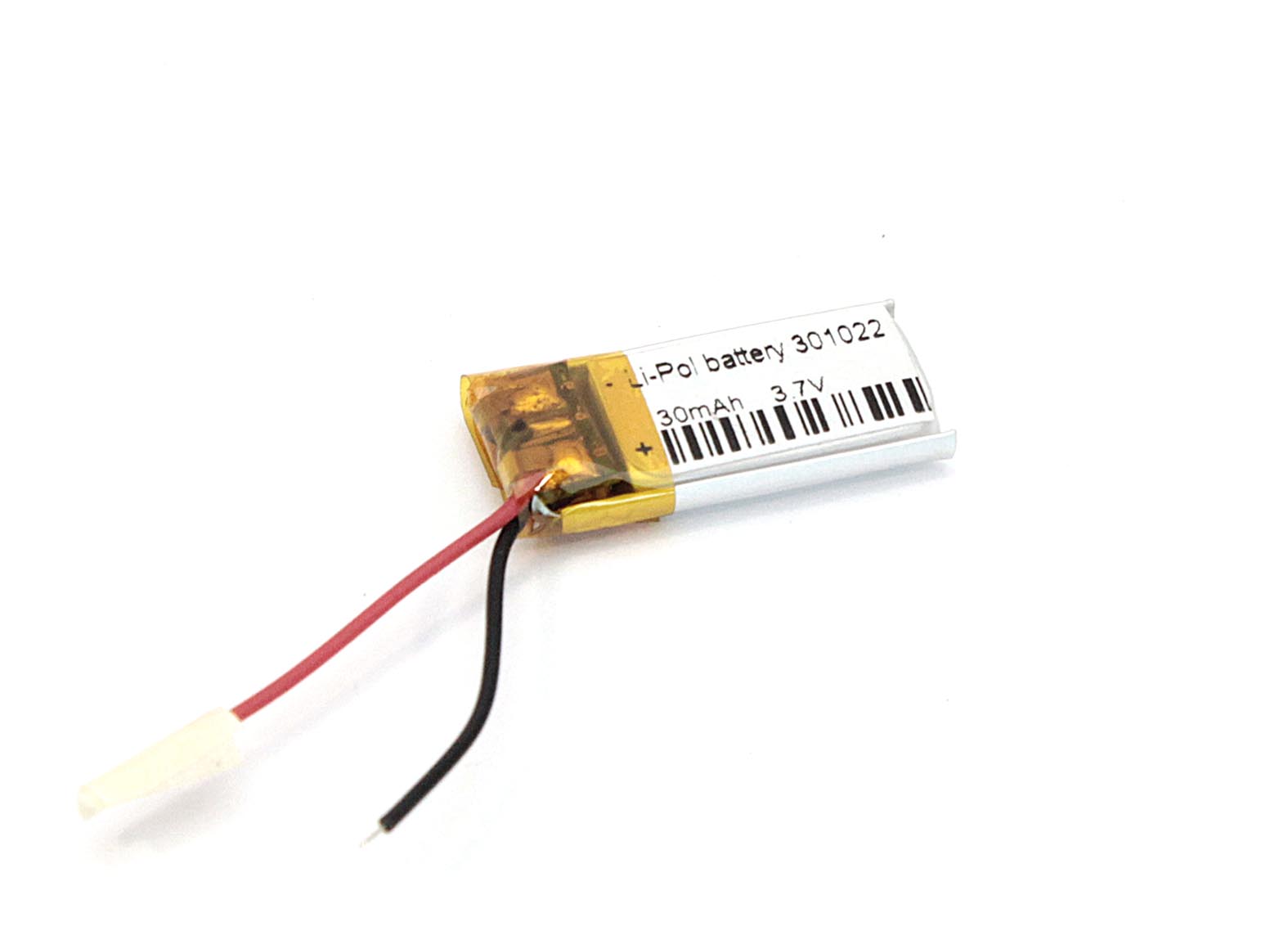 Аккумулятор Li-Pol (батарея) 3*10*22мм 2pin 3.7V/30mAh