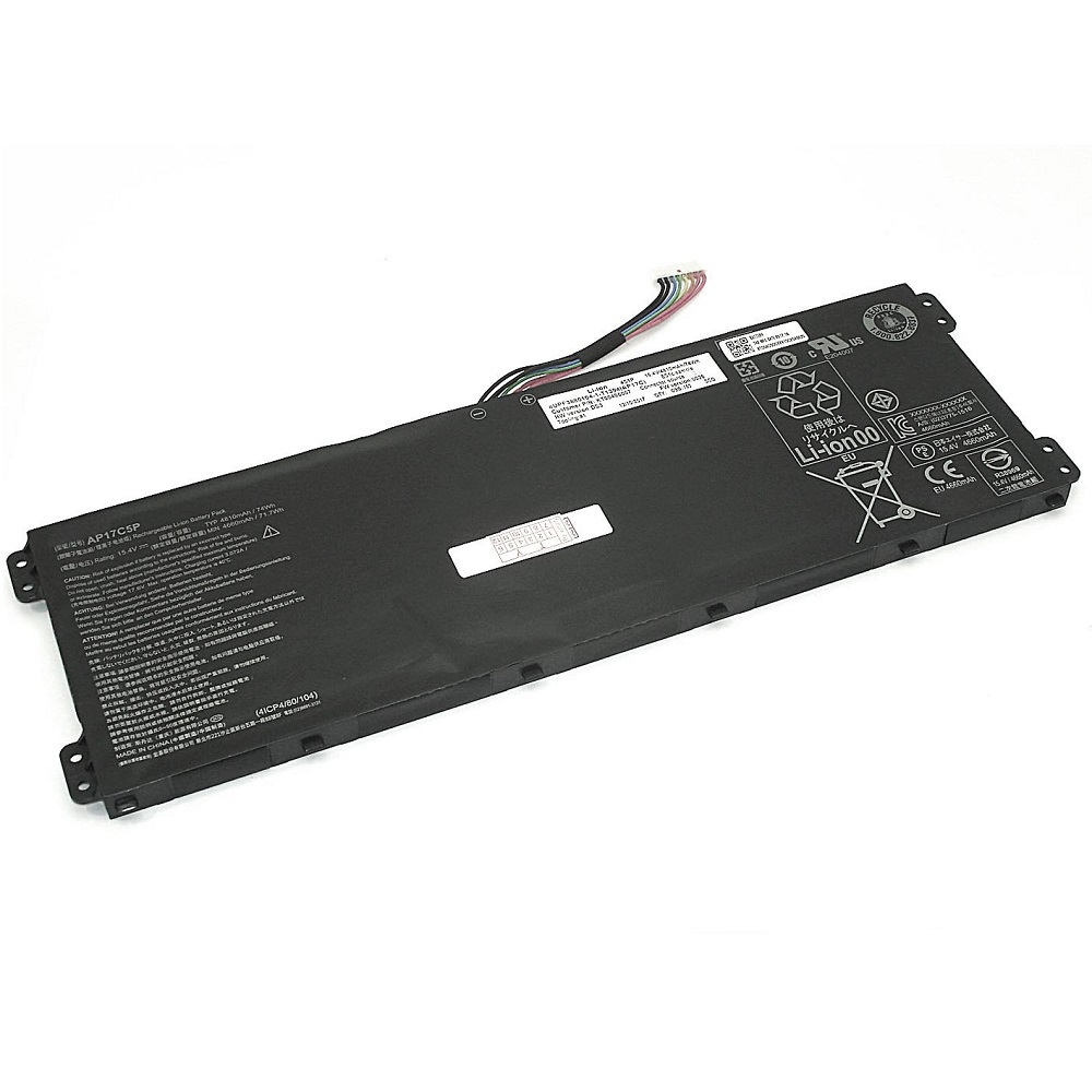 Аккумуляторная батарея для ноутбука Acer Predator Helios 500 (AP17C5P) 15.4V 4810mAh черная