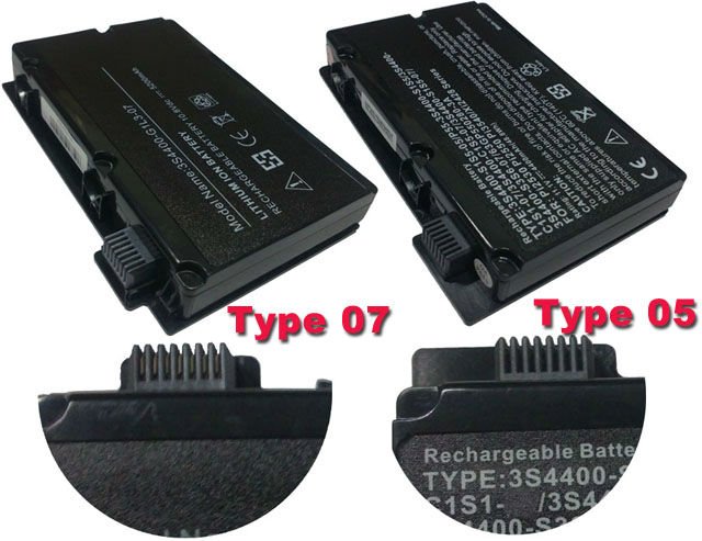 Аккумуляторная батарея для ноутбука Fujitsu Siemens Amilo Pi3525 3S4400-S1S5-07 (TYPE 07) OEM черная