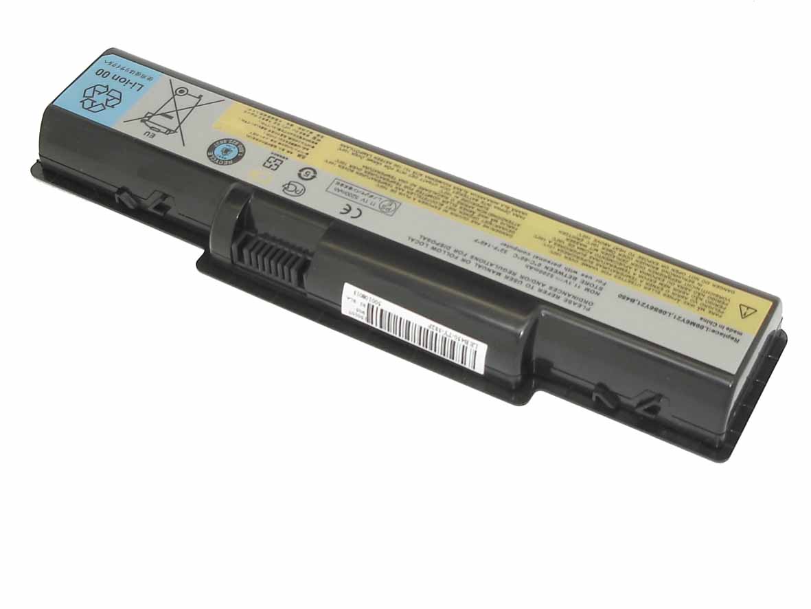 Аккумуляторная батарея для ноутбука Lenovo B450 (L09M6Y21) 5200 mAh OEM черная