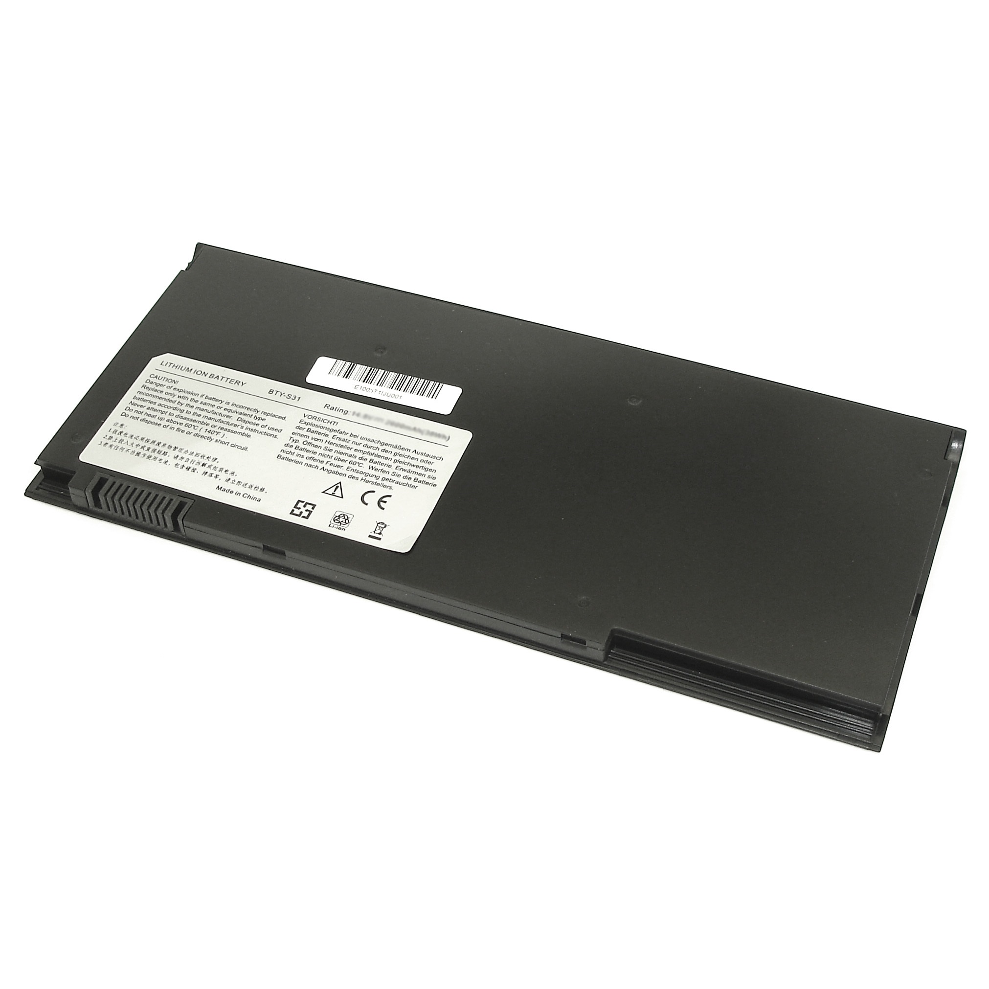 Аккумуляторная батарея для ноутбука MSI Hitachi X340 (BTY-S31) 14.8V 41Wh черная