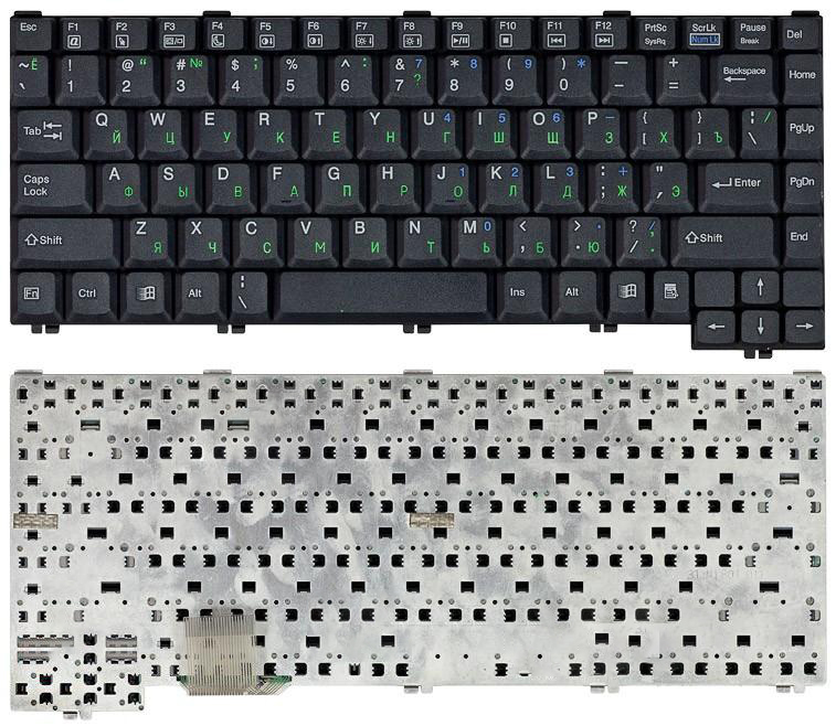 Клавиатура для ноутбука HP Compaq Presario 1200 1600 черная