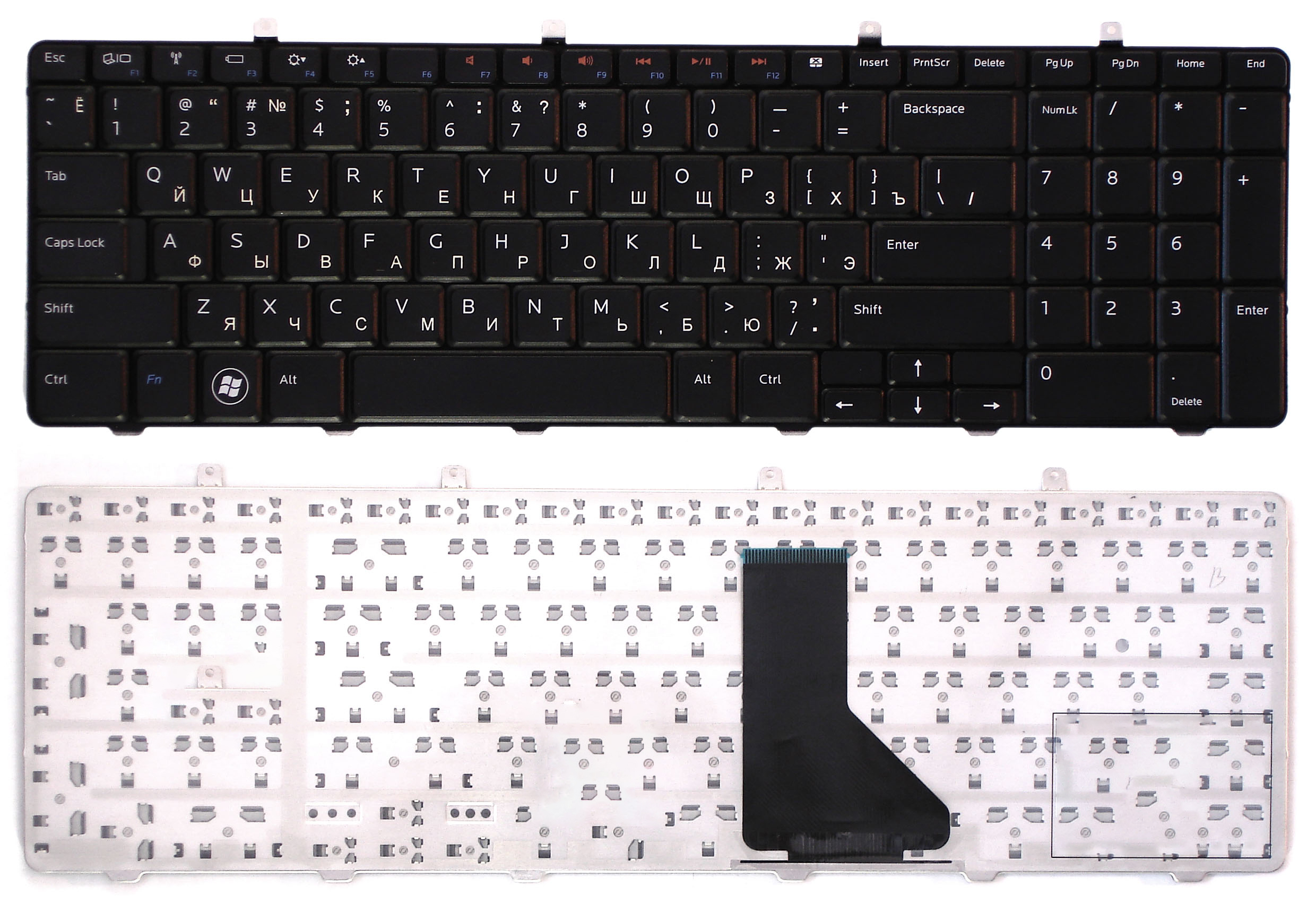 Клавиатура для ноутбука Dell Inspiron 1764 черная