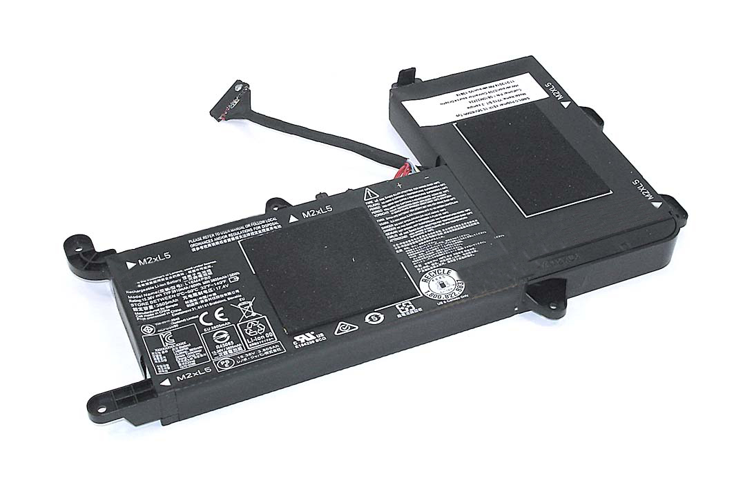 Аккумуляторная батарея для ноутбука Lenovo Y720-15 (L16S4TB0) 15.36V 60Wh 3805mAh