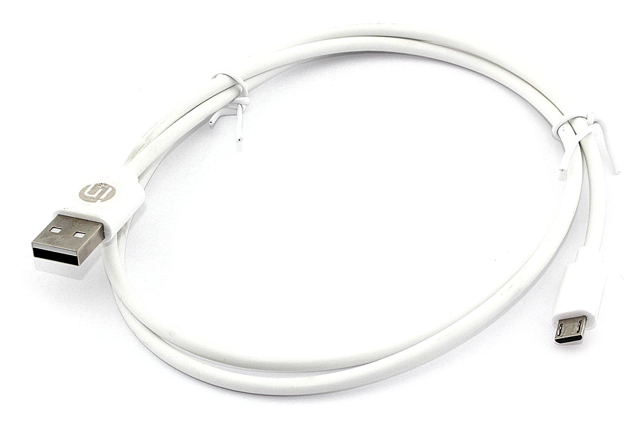 Дата-кабель Amperin USB-microUSB 1m 2A Белый (YDS-C-AM)
