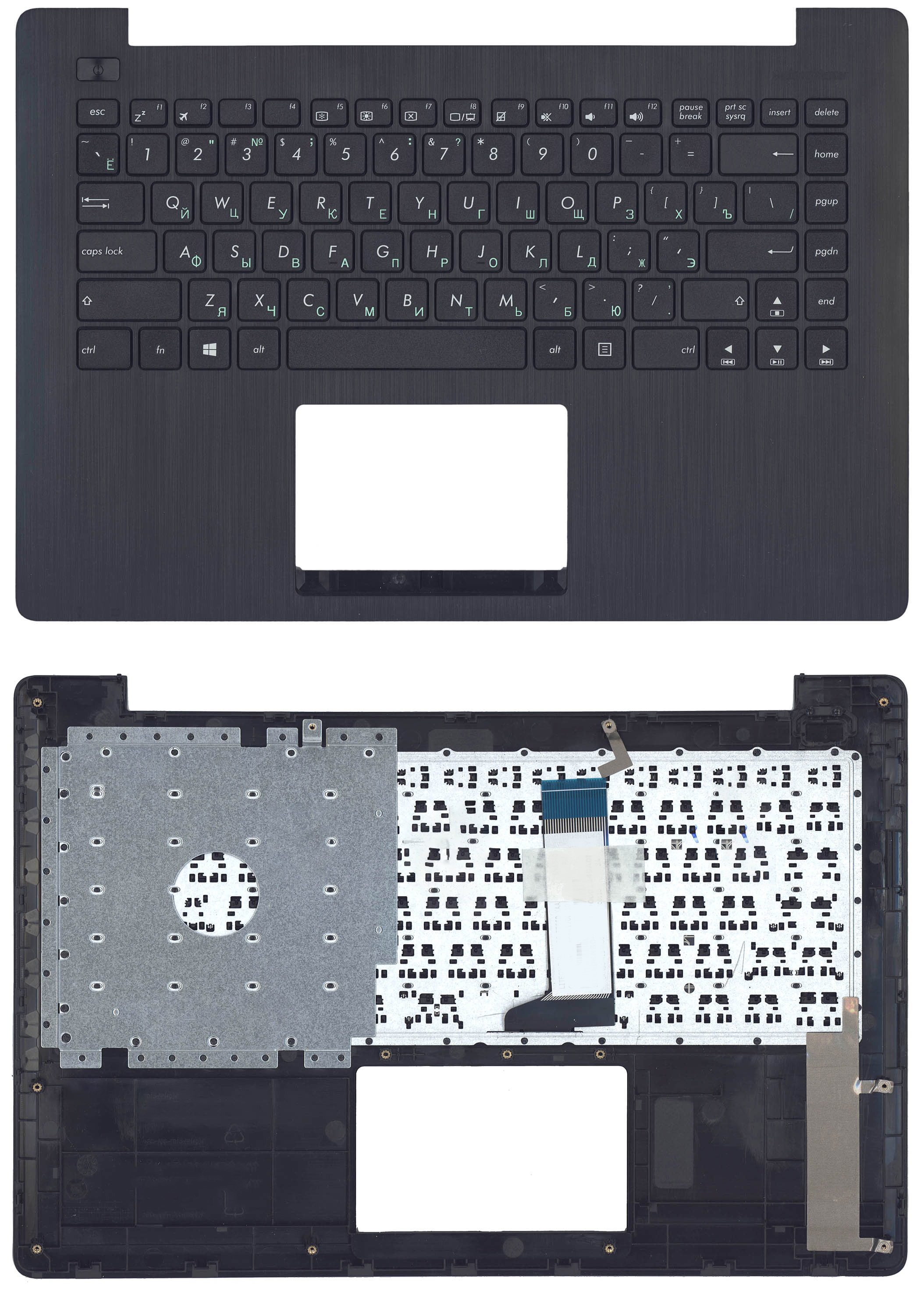 Топкейс для Asus F453 X453 черный