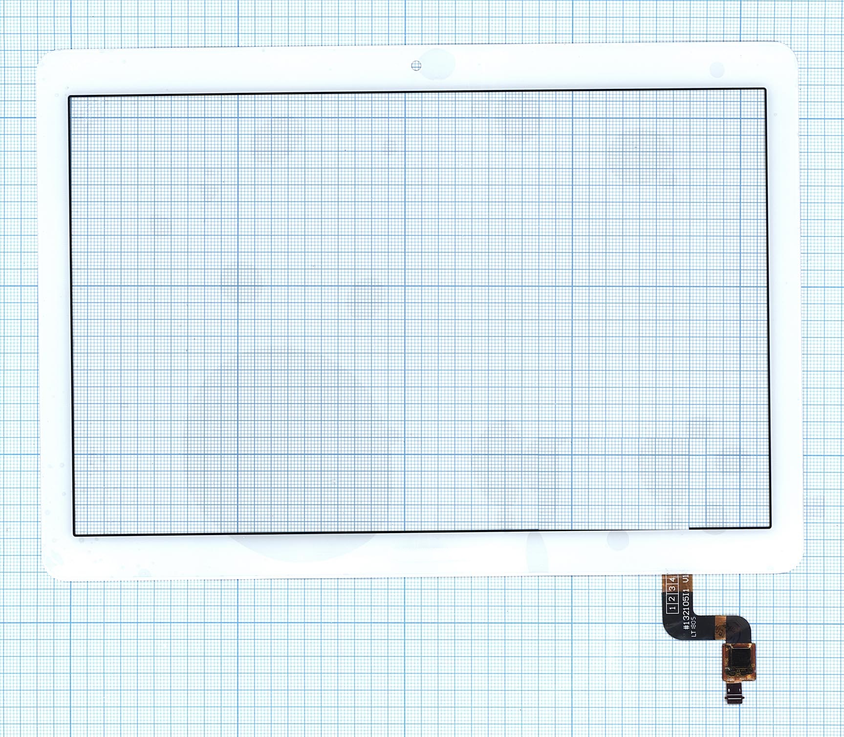 Сенсорное стекло (тачскрин) для Huawei MediaPad T3 10 белое