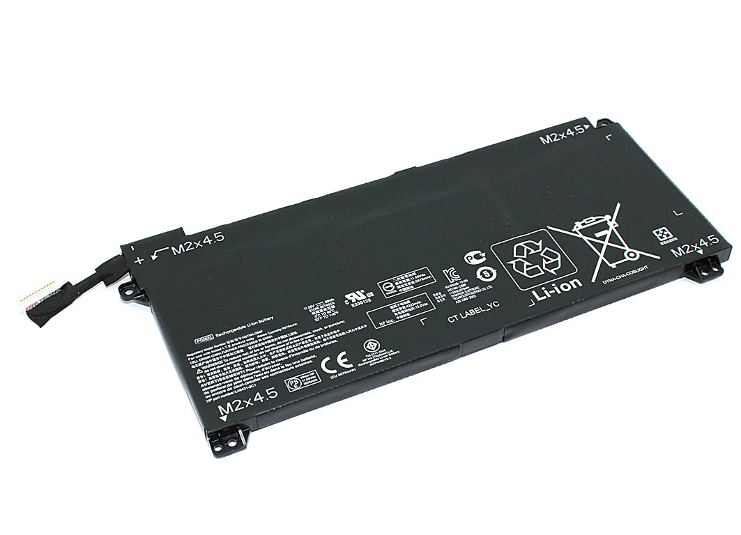 Аккумуляторная батарея для ноутбука HP 15-dh (PG06XL) 11.55V 60Wh