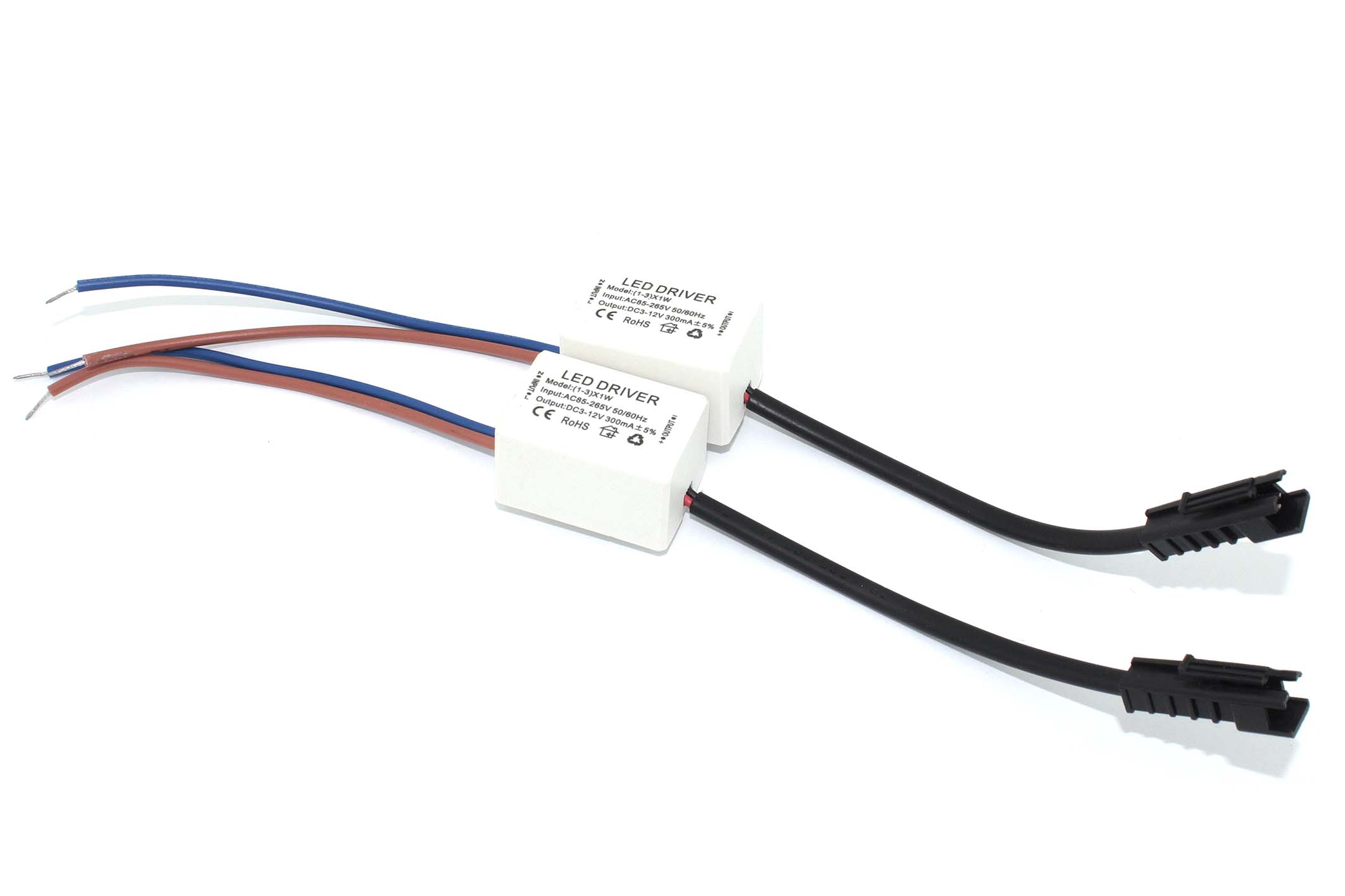 Блок питания для светодиодных светильников 3-12V до 3х ламп по 1W 2 шт.