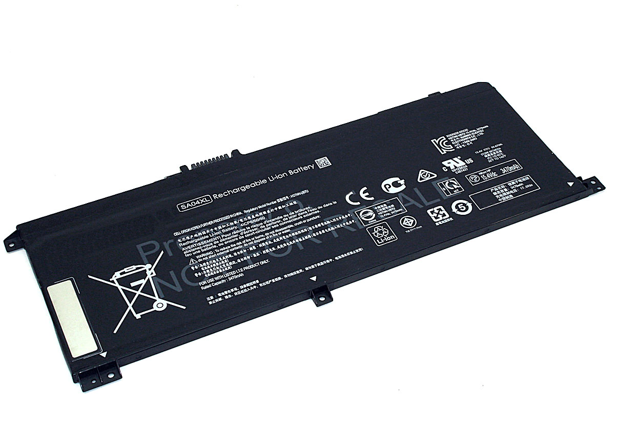 Аккумуляторная батарея для ноутбука HP Envy X360 15-DR (SA04XL) 15,12V 55.67Wh