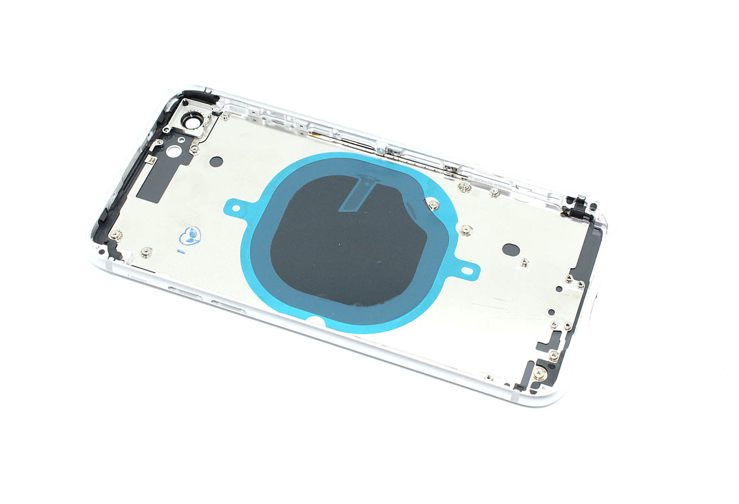 Задняя крышка (корпус) в сборе с рамкой для Apple iPhone 8, белая