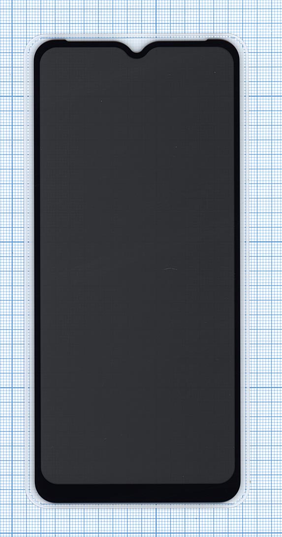 Защитное стекло Privacy "Анти-шпион" для Realme C15