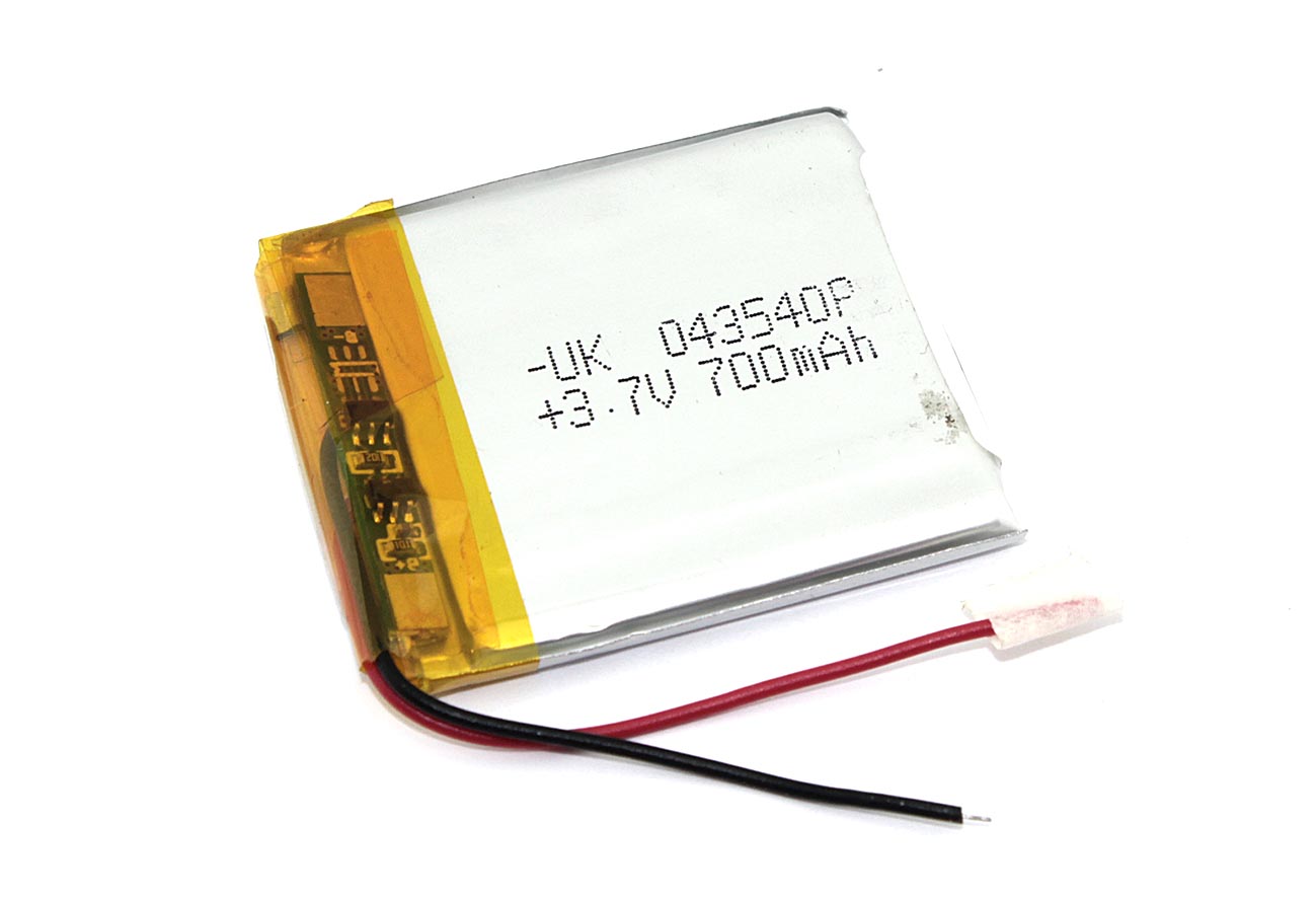Аккумулятор Li-Pol (батарея) 4*35*40мм 2pin 3.7V/700mAh