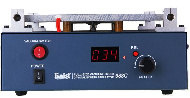 Вакуумный термостол, сепаратор Kaisi KS-988C для модулей до 12"