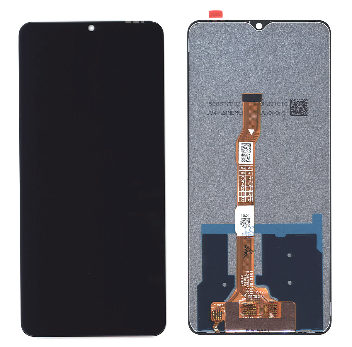 Дисплей для Vivo Y36 4G/5G (V2247) в сборе с тачскрином черный