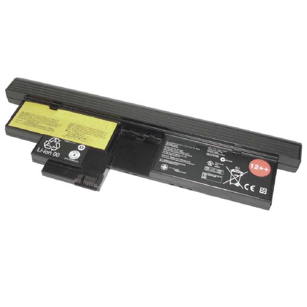 Аккумуляторная батарея для ноутбука Lenovo ThinkPad X200 (43R925 12++)14.4V 67Wh черная