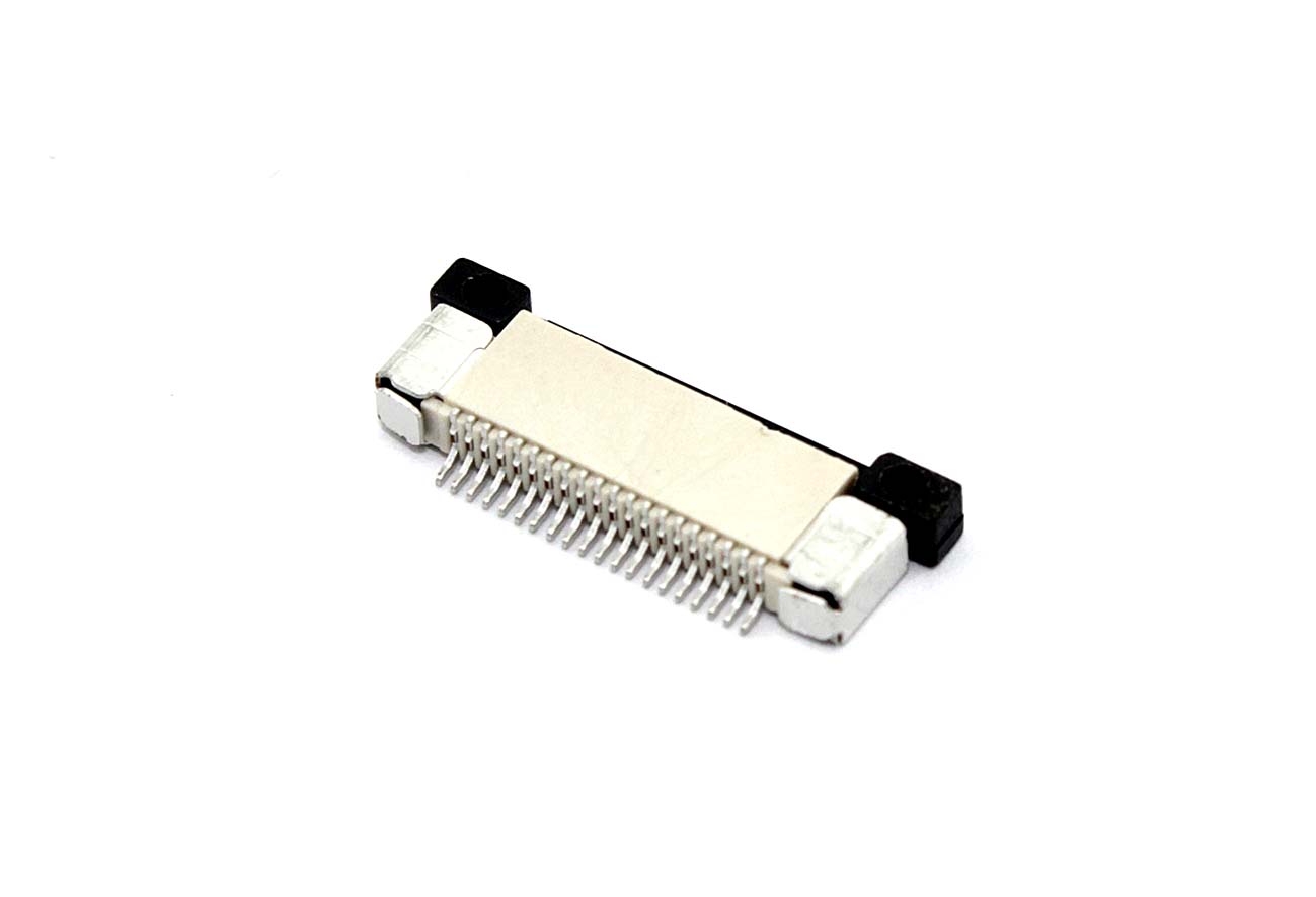 Разъем FPC Half Coverage Top Contact 0.5K-BS-20PWB 20 pin высота 2мм шаг 0,5мм