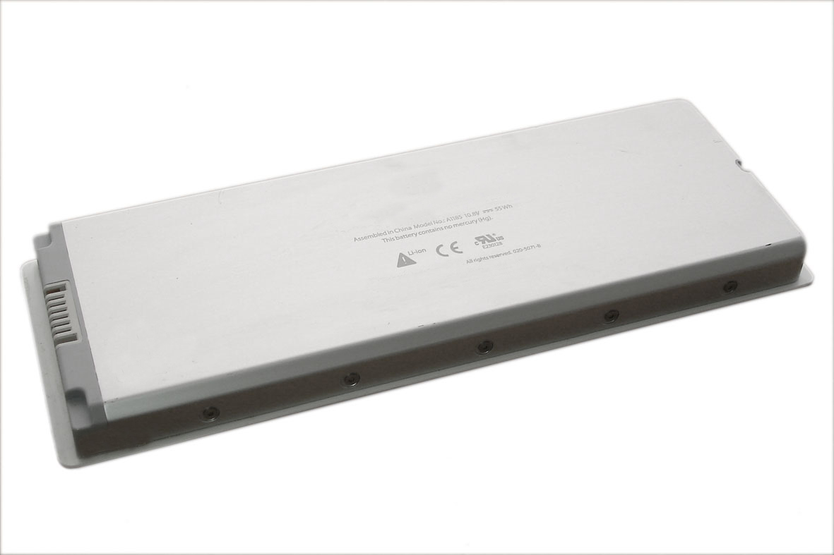 Аккумуляторная батарея для ноутбука Apple MacBook A1185 55Wh белая