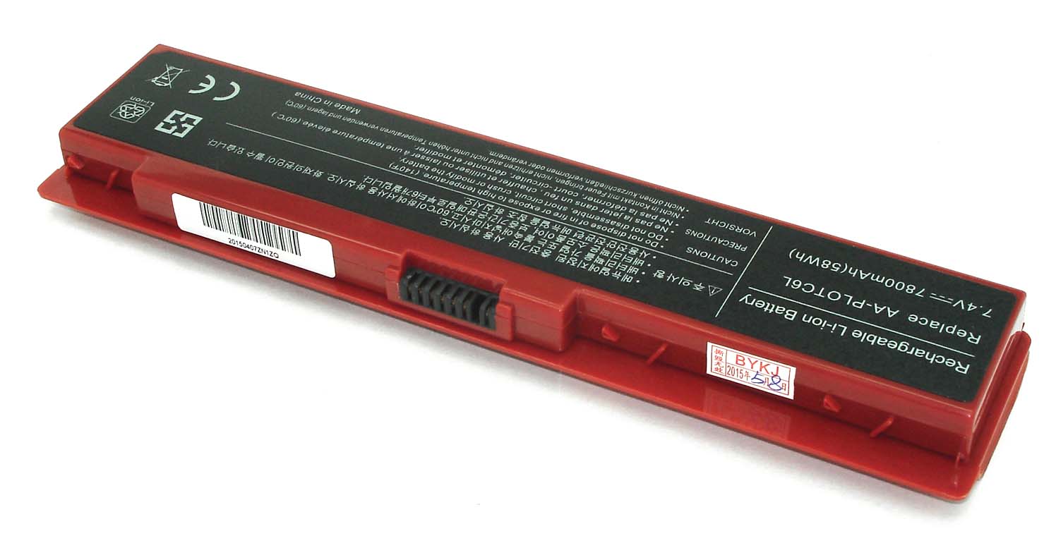 Аккумуляторная батарея для ноутбука Samsung N310 N315 NC310 X118 (AA-PB0TC4B) 6600mAh OEM красная