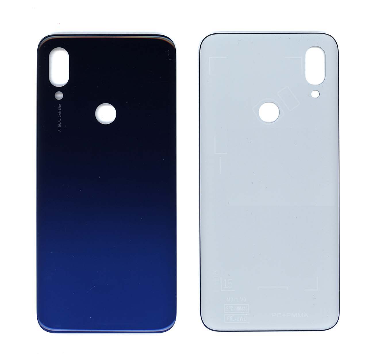 Задняя крышка для Xiaomi Redmi 7 синяя