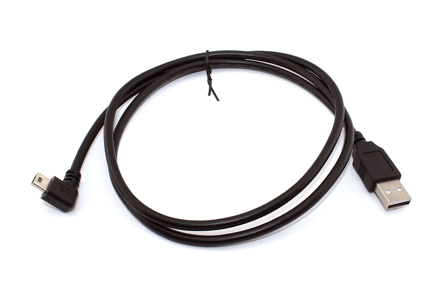 Кабель USB Type A на Mini USB угол вправо 1 м