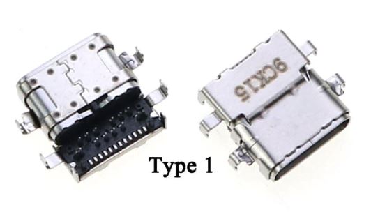 Разъем USB TYPE-C для ноутбука Lenovo ThinkPad E480 E485 E580 E585 R480 E590 VER-1 (9CK15)