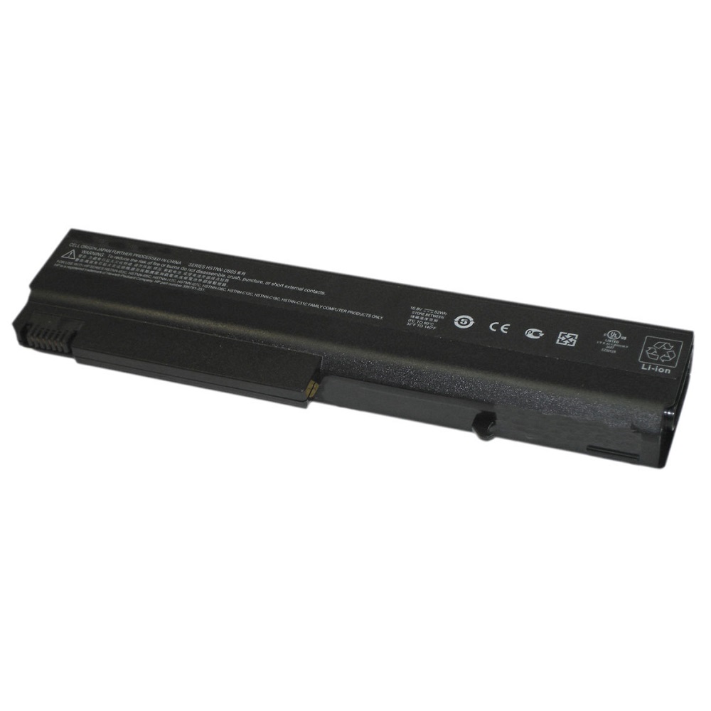 Аккумуляторная батарея для ноутбука HP Compaq 6910p (DT06) 55Wh черная ОЕМ