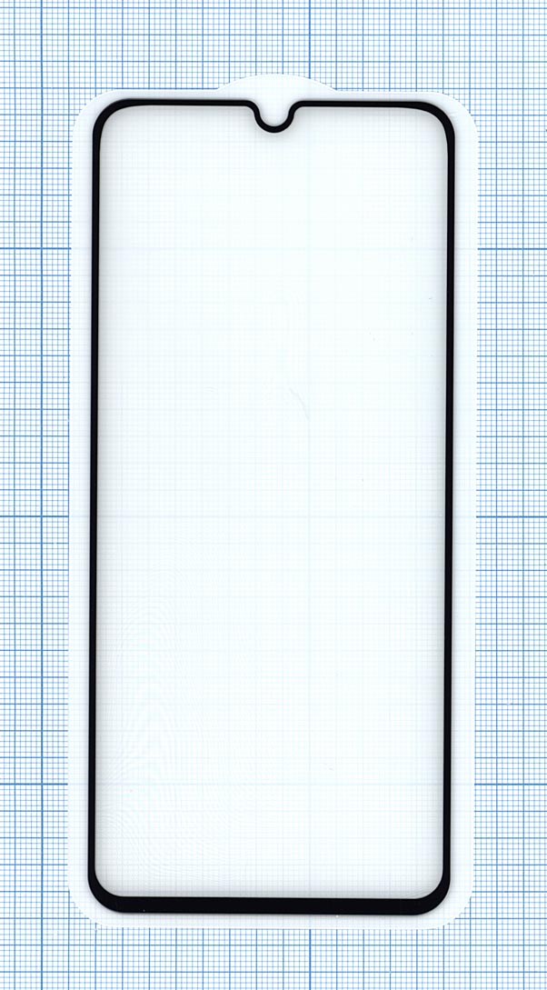 Защитное стекло "Полное покрытие" для Huawei Honor 30i черное