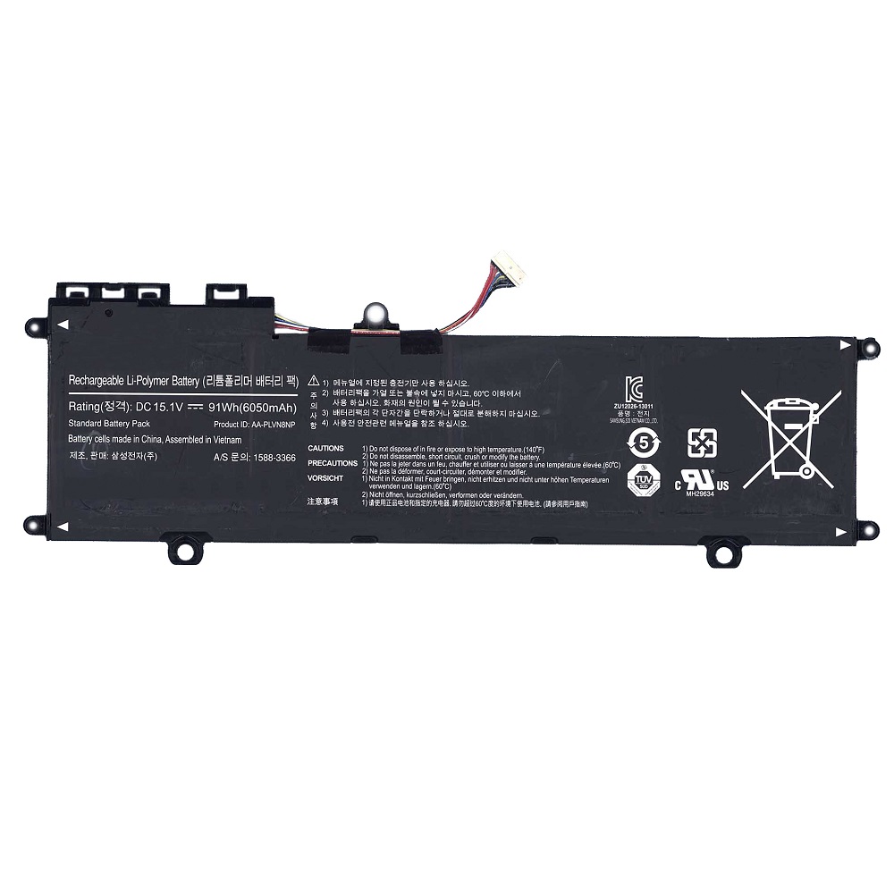 Аккумуляторная батарея для ноутбука Samsung 780Z5E, 880Z5E (AA-PLVN8NP) 15.1V 91Wh