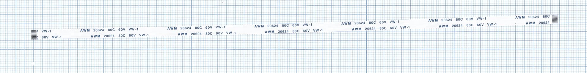 Шлейф универсальный 10pin, шаг 0.8мм, длина 30см
