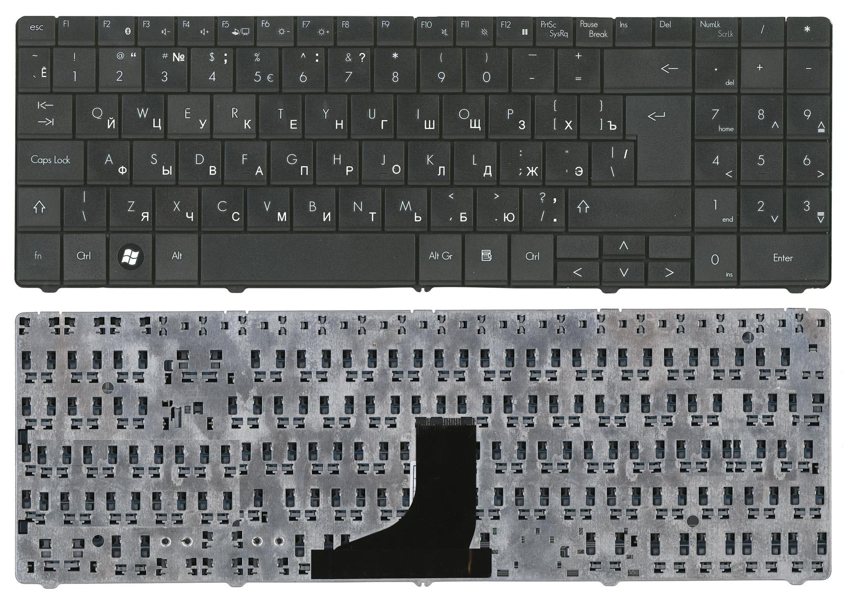 Клавиатура для ноутбука Packard Bell SL51 черная