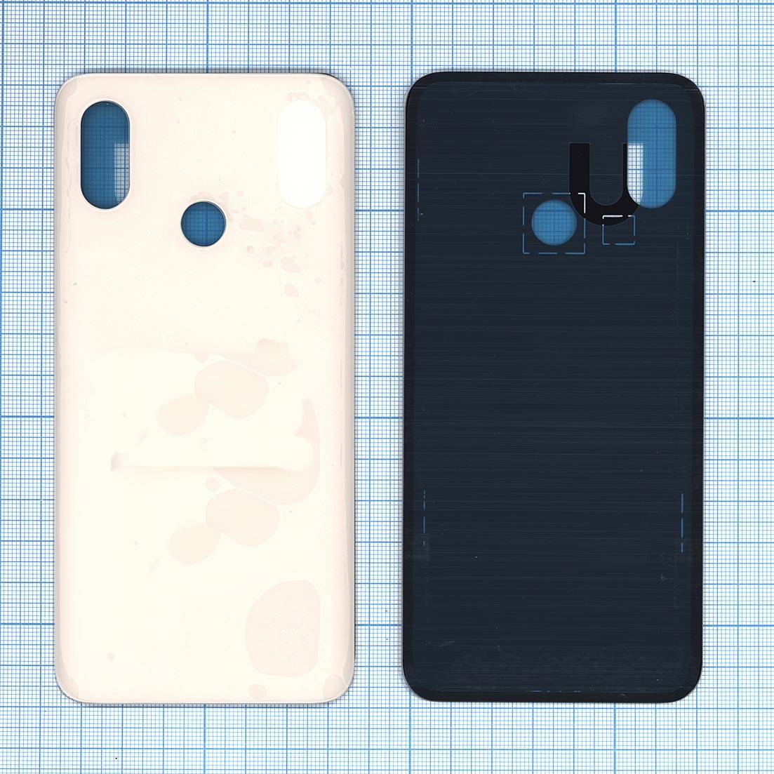 Задняя крышка для Xiaomi Mi 8 золотая