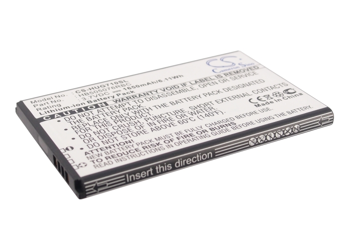 Аккумулятор CS-HUG710SL HB505076RBC для Huawei Ascend G610 G700 G710 G606 3.7V / 1650mAh /